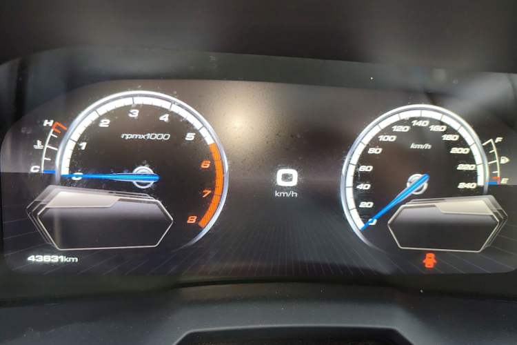 Used Wey VV7 2017 2.0T Flagship Model Instrument Cluster