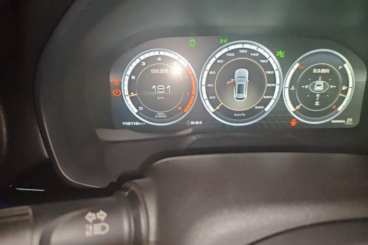 Used Wey VV7 2017 2.0T Ultra-Luxury Version Odometer Close Up
