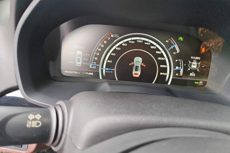 Used Wey VV7 2017 2.0T Ultra-Luxury Version Odometer Close Up