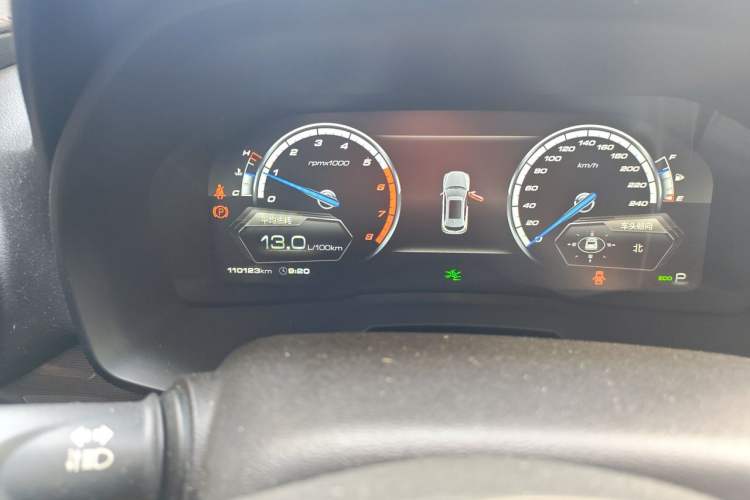 Used Wey VV7 2017 2.0T Ultra-Luxury Version Odometer Close Up