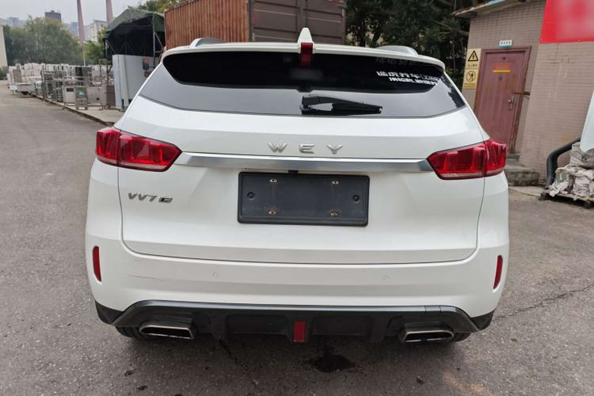 Used Wey VV7 2017 VV7c 2.0T Supreme Model Rear