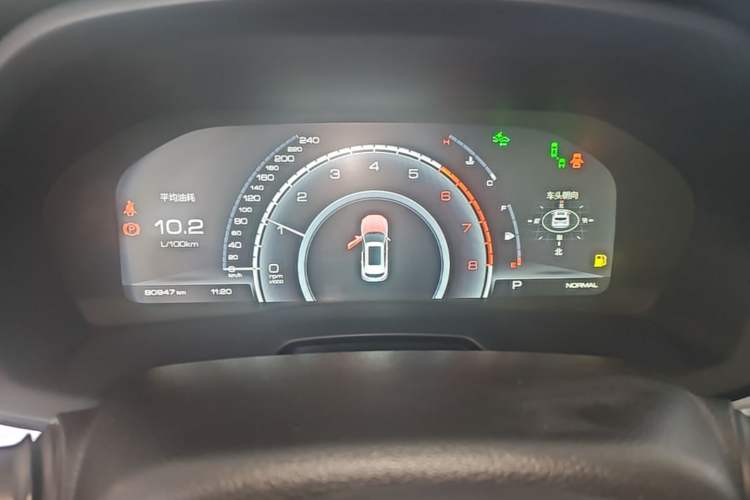 Used Wey VV7 2019 Upgraded Model 2.0T Flagship Version China VI Instrument Cluster