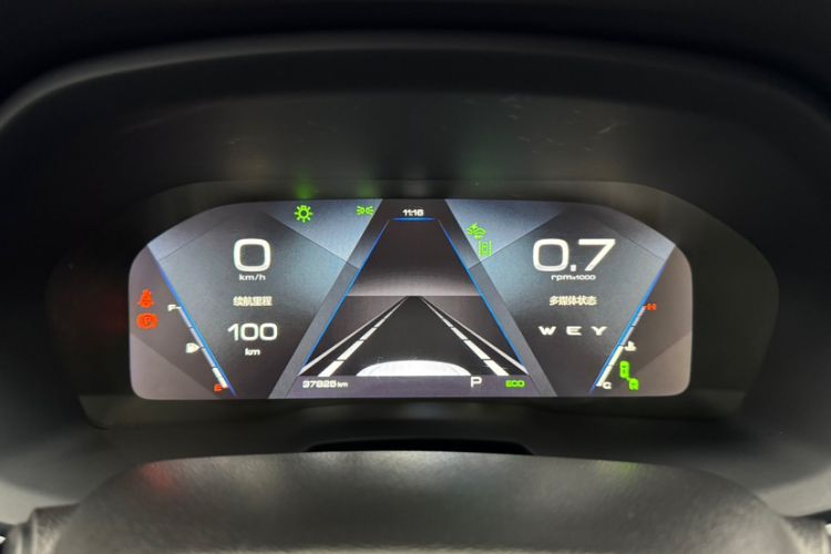 Used Wey VV7 2019 Upgraded Model 2.0T Flagship Version China VI Odometer Close Up