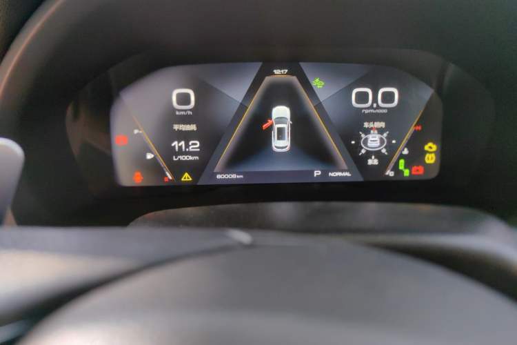 Used Wey VV7 2019 Upgraded Model 2.0T Flagship Version China VI Odometer Close Up