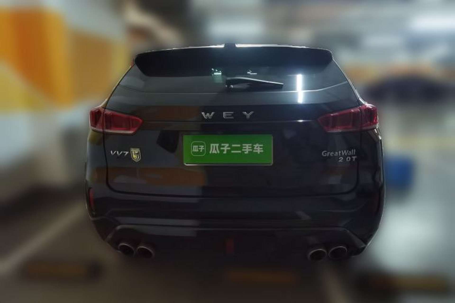 Used Wey VV7 2019 Upgraded Model 2.0T Flagship Version China VI Rear