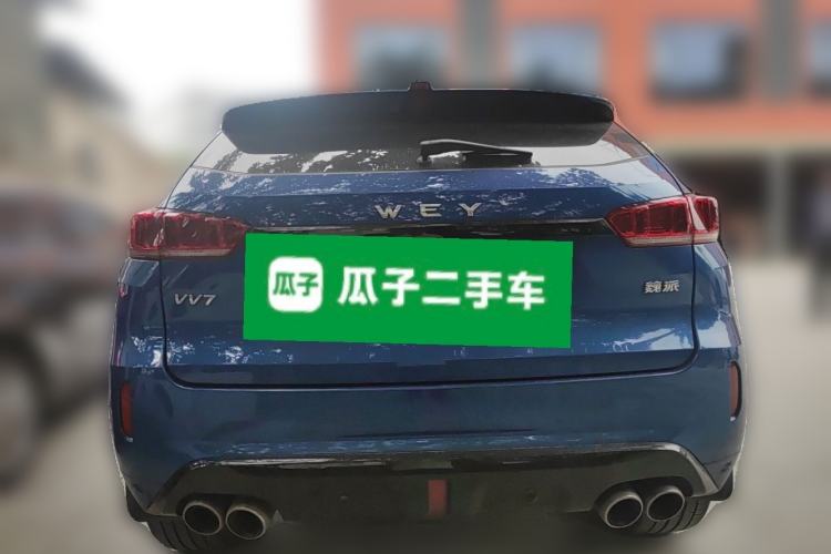 Used Wey VV7 2019 Upgraded Model 2.0T Flagship Version China VI Rear