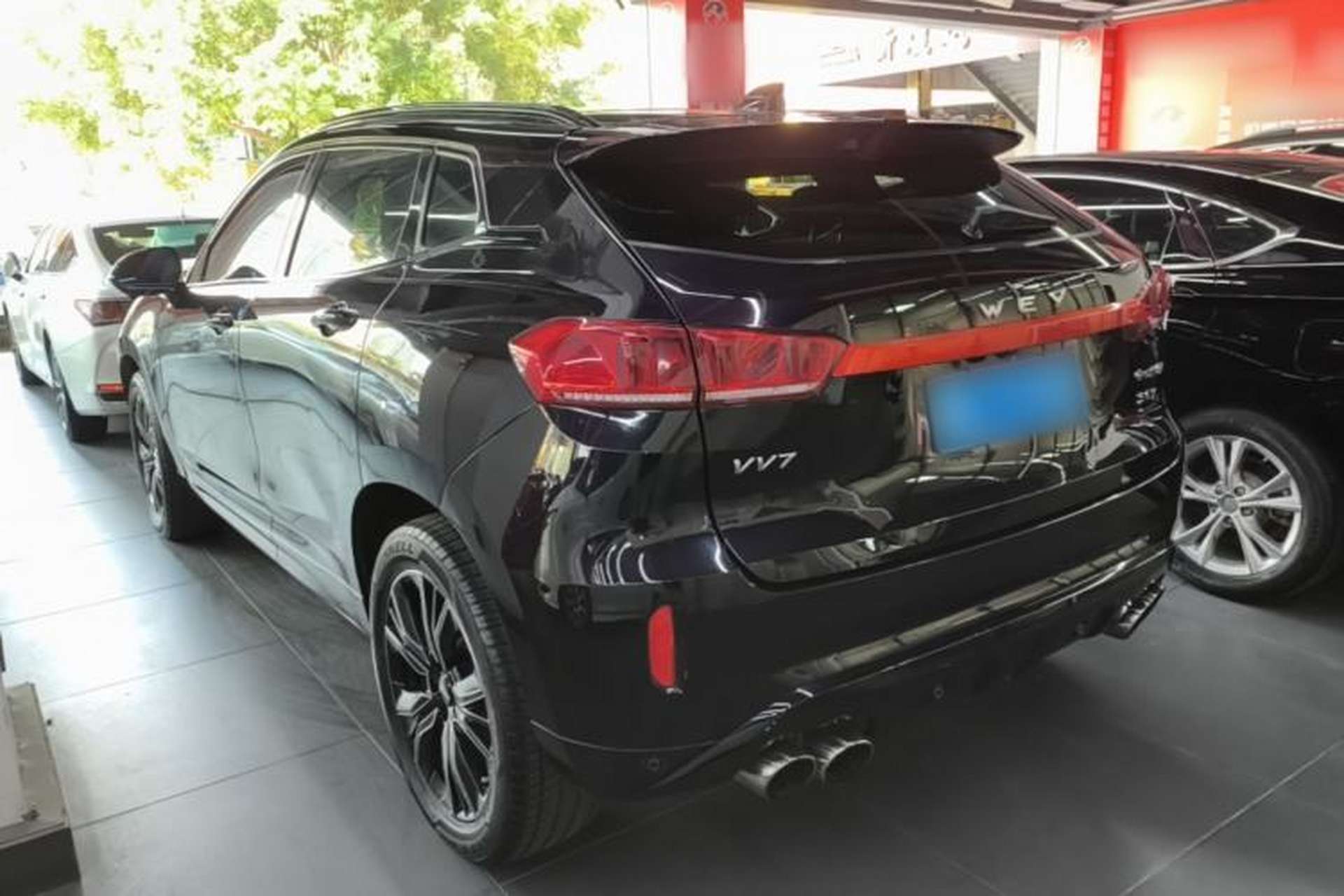 Used Wey VV7 2019 Upgraded Model 2.0T Flagship Version China V Standard Rear Left 45 Deg