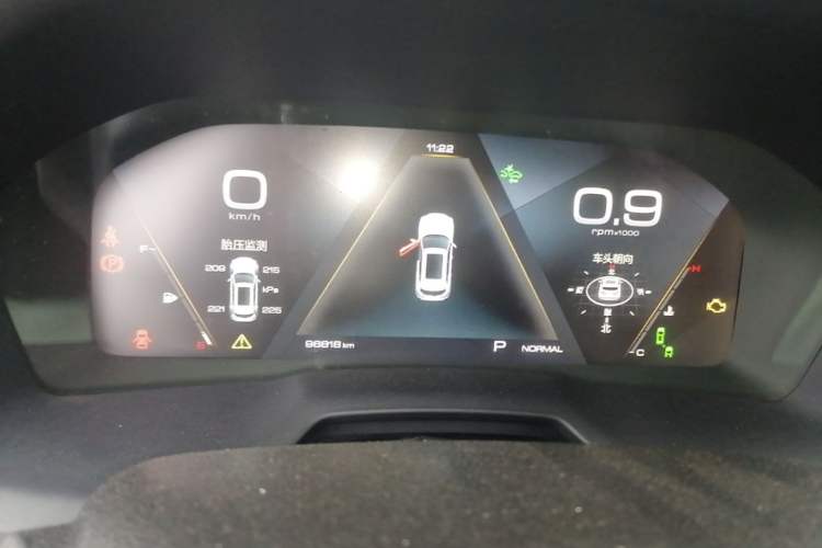 Used Wey VV7 2019 Upgraded Model 2.0T Flagship Version China VI Instrument Cluster