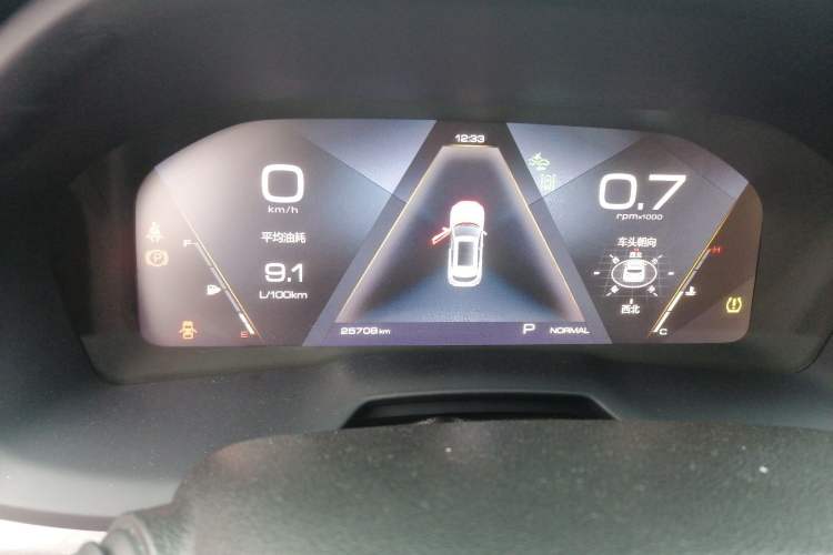 Used Wey VV7 2019 Upgraded Model 2.0T Ultra-Luxury Version China VI Standard Instrument Cluster