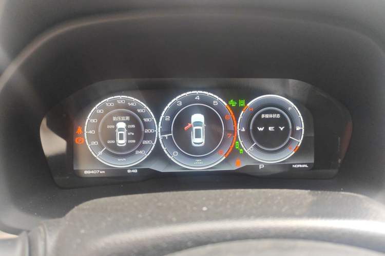 Used Wey VV7 2019 Upgraded Model 2.0T Flagship Version China VI Instrument Cluster