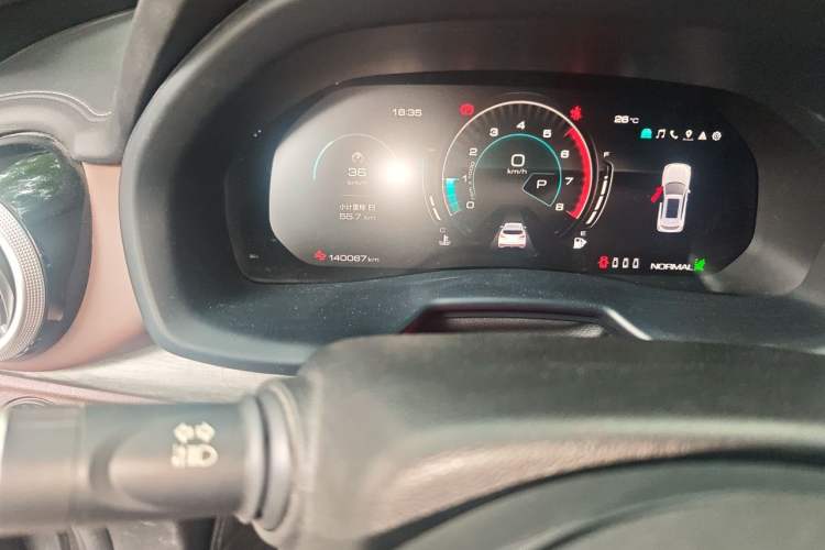 Used Wey VV7 2020 2.0T Flagship Edition Odometer Close Up