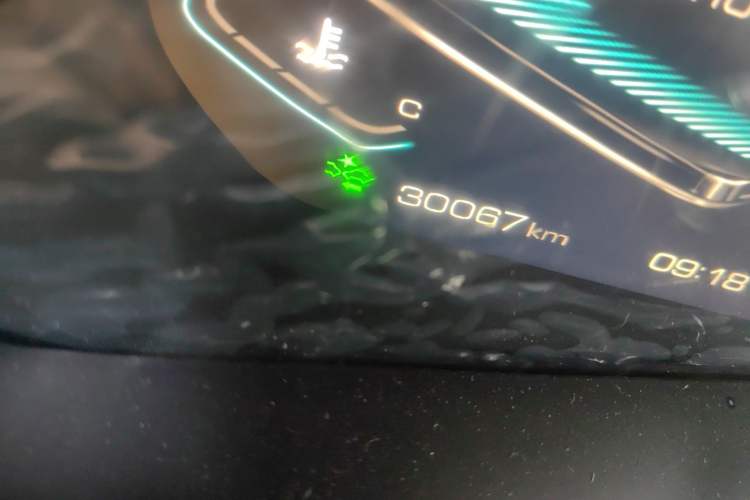 Used Wey VV7 2020 2.0T Flagship Edition Odometer Close Up