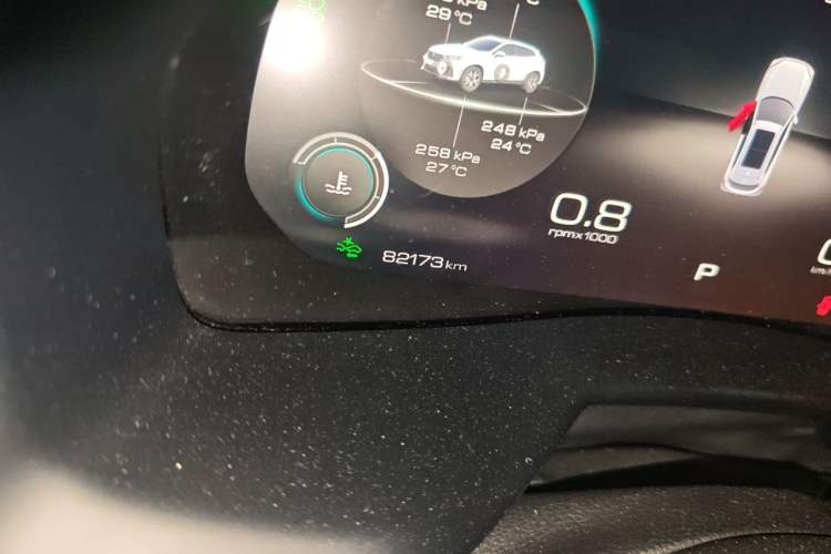 Used Wey VV7 2020 2.0T Flagship Edition Odometer Close Up