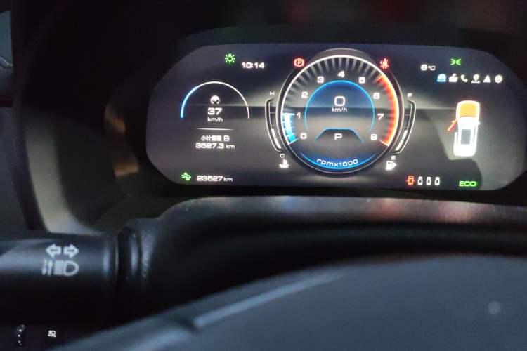Used Wey VV7 2020 2.0T Flagship Edition Odometer Close Up