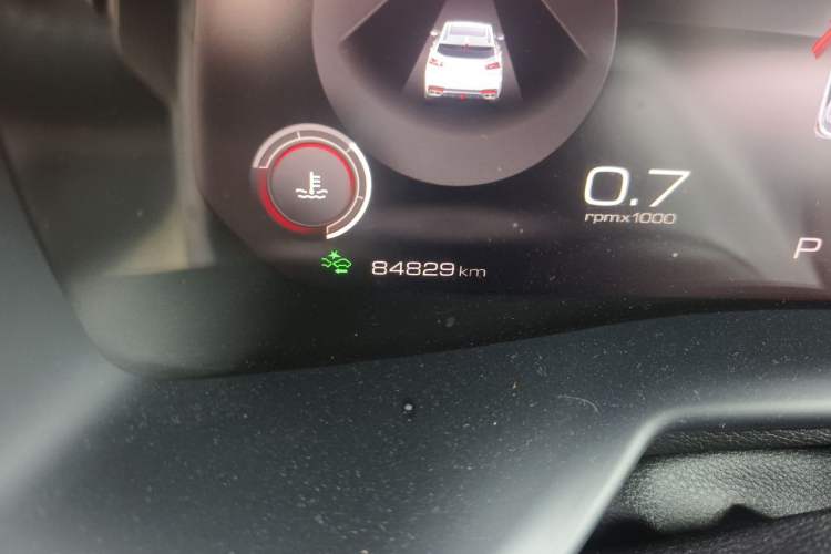 Used Wey VV7 2020 2.0T Ultra-Luxury Version Odometer Close Up