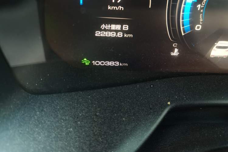 Used Wey VV7 2020 2.0T Flagship Edition Odometer Close Up
