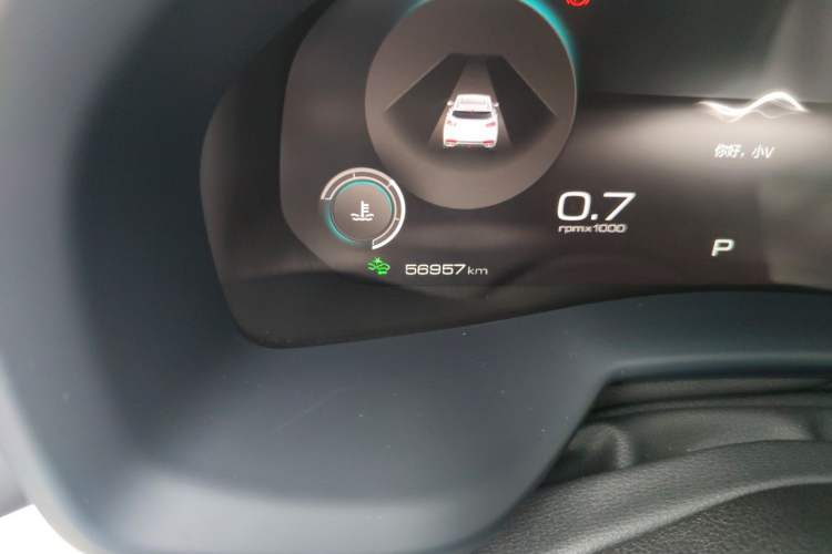 Used Wey VV7 2020 2.0T Flagship Edition Odometer Close Up