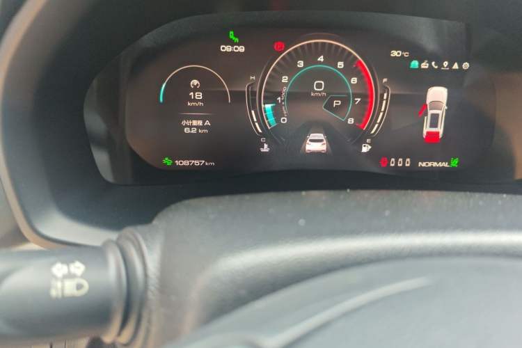 Used Wey VV7 2020 2.0T Flagship Edition Odometer Close Up