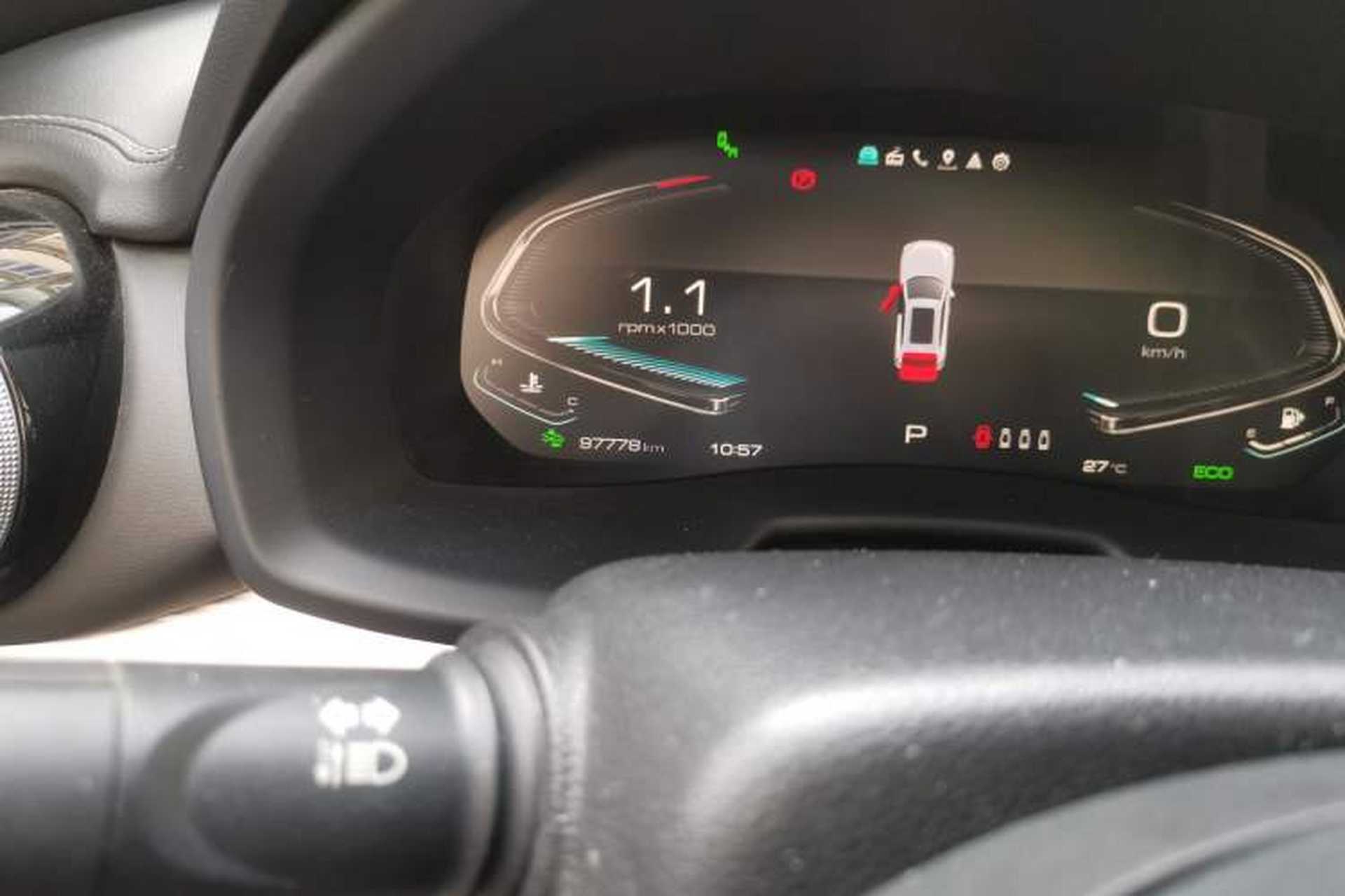 Used Wey VV7 2020 2.0T Flagship Edition Odometer Close Up