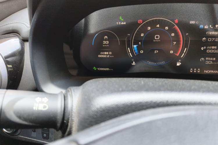 Used Wey VV7 2020 2.0T Ultra-Luxury Version Odometer Close Up