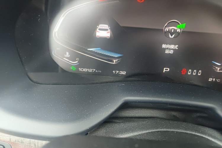 Used Wey VV7 2020 2.0T Flagship Edition Odometer Close Up