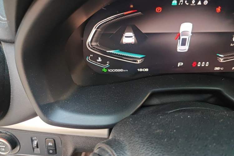 Used Wey VV7 2020 2.0T Ultra-Luxury Version Odometer Close Up