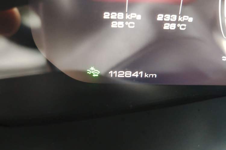 Used Wey VV7 2020 2.0T Flagship Edition Odometer Close Up