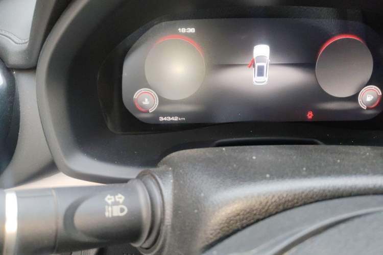 Used Wey VV7 2020 2.0T Flagship Edition Odometer Close Up
