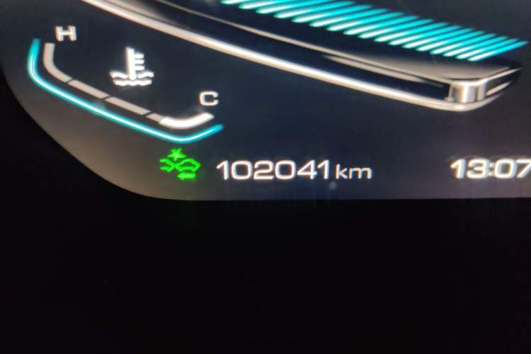 Used Wey VV7 2020 2.0T Flagship Edition Odometer Close Up