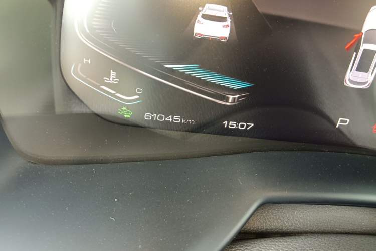 Used Wey VV7 2020 2.0T Flagship Edition Odometer Close Up