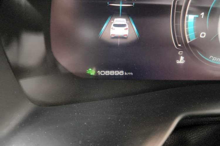 Used Wey VV7 2020 2.0T Flagship Edition Odometer Close Up