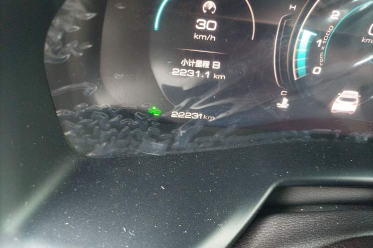 Used Wey VV7 2020 2.0T Flagship Edition Odometer Close Up