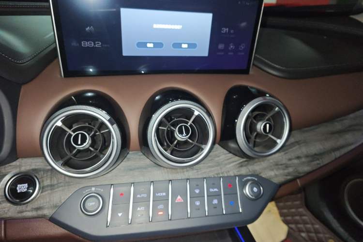 Used Wey VV7 2020 2.0T Flagship Edition Audio And AC Panel