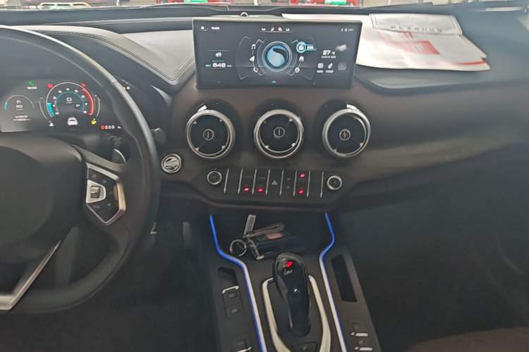 Used Wey VV7 2020 2.0T Ultra-Luxury Version Audio And AC Panel
