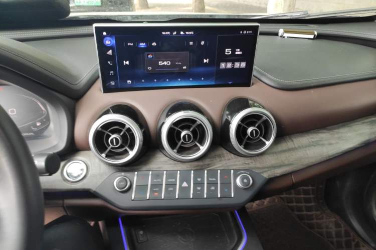 Used Wey VV7 2020 2.0T Flagship Edition Audio And AC Panel