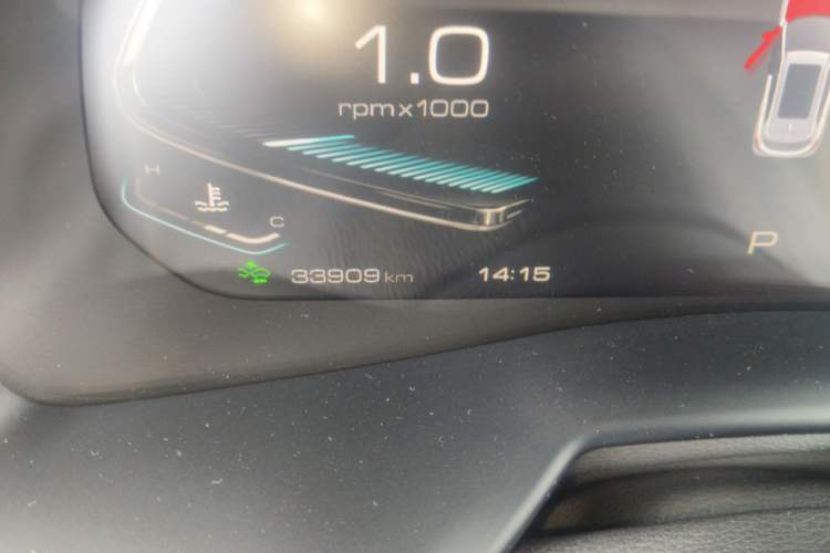 Used Wey VV7 2020 2.0T Flagship Edition Odometer Close Up