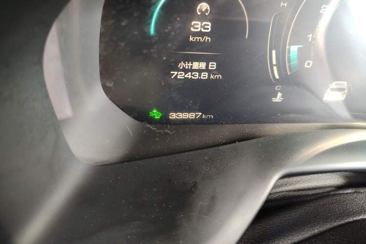 Used Wey VV7 2020 2.0T Flagship Edition Odometer Close Up