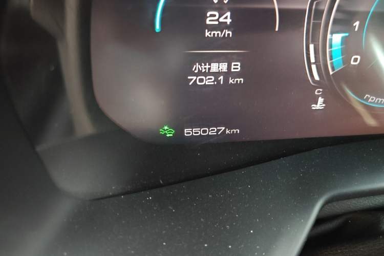 Used Wey VV7 2020 2.0T Ultra-Luxury Version Odometer Close Up