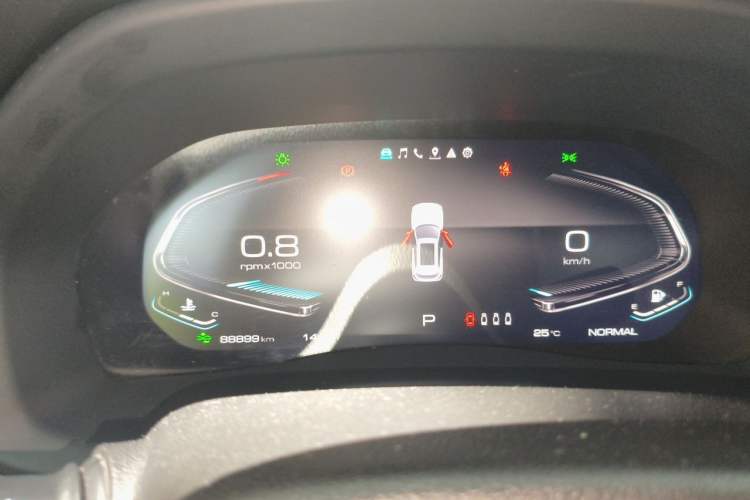 Used Wey VV7 2020 2.0T Flagship Edition Odometer Close Up