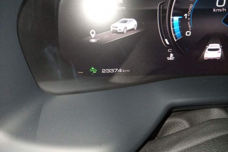 Used Wey VV7 2020 2.0T Flagship Edition Odometer Close Up