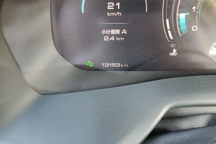 Used Wey VV7 2020 2.0T Flagship Edition Odometer Close Up