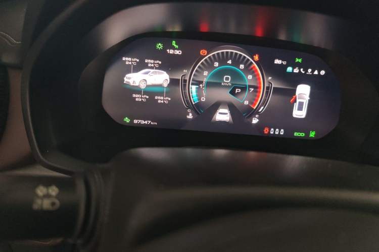 Used Wey VV7 2020 2.0T Flagship Edition Odometer Close Up