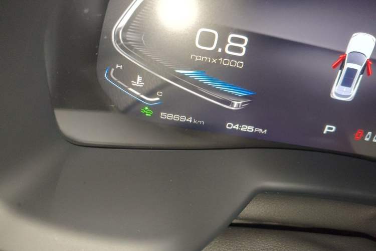 Used Wey VV7 2020 2.0T Flagship Edition Odometer Close Up