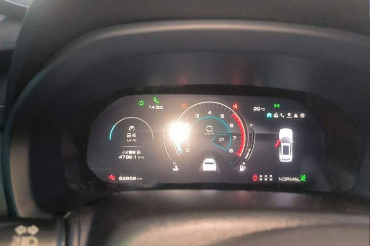 Used Wey VV7 2020 2.0T Flagship Edition Odometer Close Up