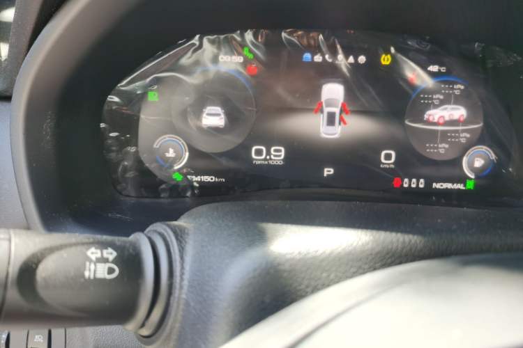 Used Wey VV7 2020 2.0T Flagship Edition Odometer Close Up