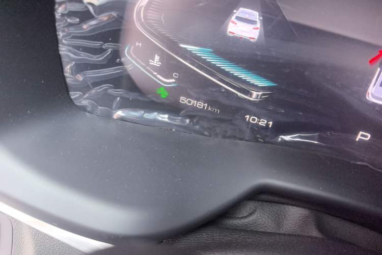 Used Wey VV7 2020 2.0T Flagship Edition Odometer Close Up