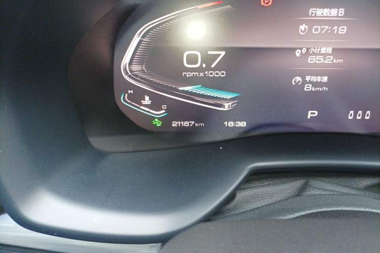 Used Wey VV7 2020 2.0T Ultra-Luxury Version Odometer Close Up