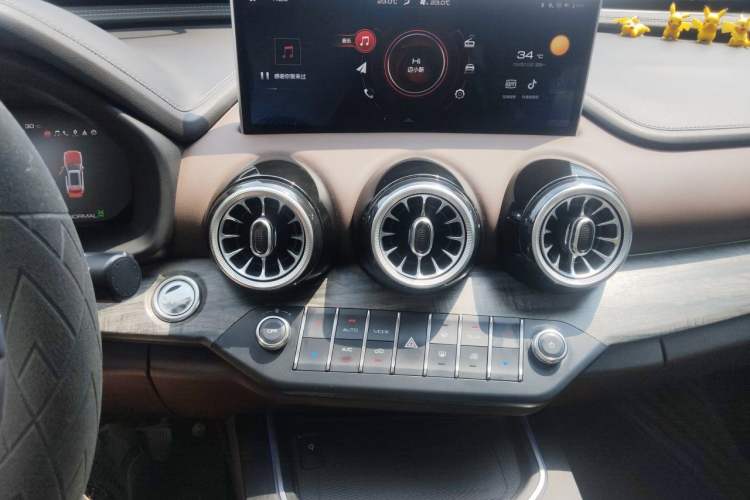 Used Wey VV7 2021 2.0T Technology Edition Audio And AC Panel