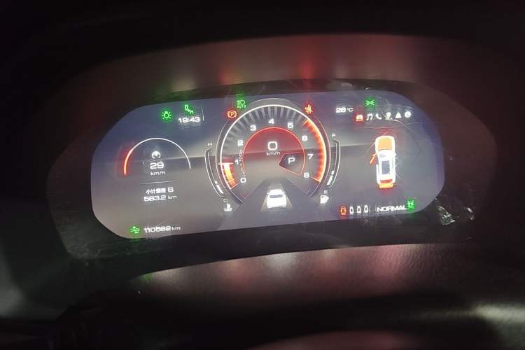 Used Wey VV7 2021 2.0T Technology Edition Instrument Cluster