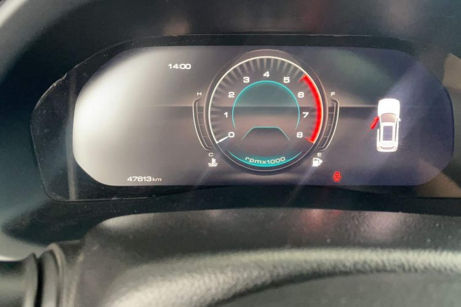 Used Wey VV7 2021 2.0T Technology Edition Odometer Close Up